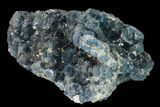 Blue Fluorite Crystal Cluster - China #142615-1